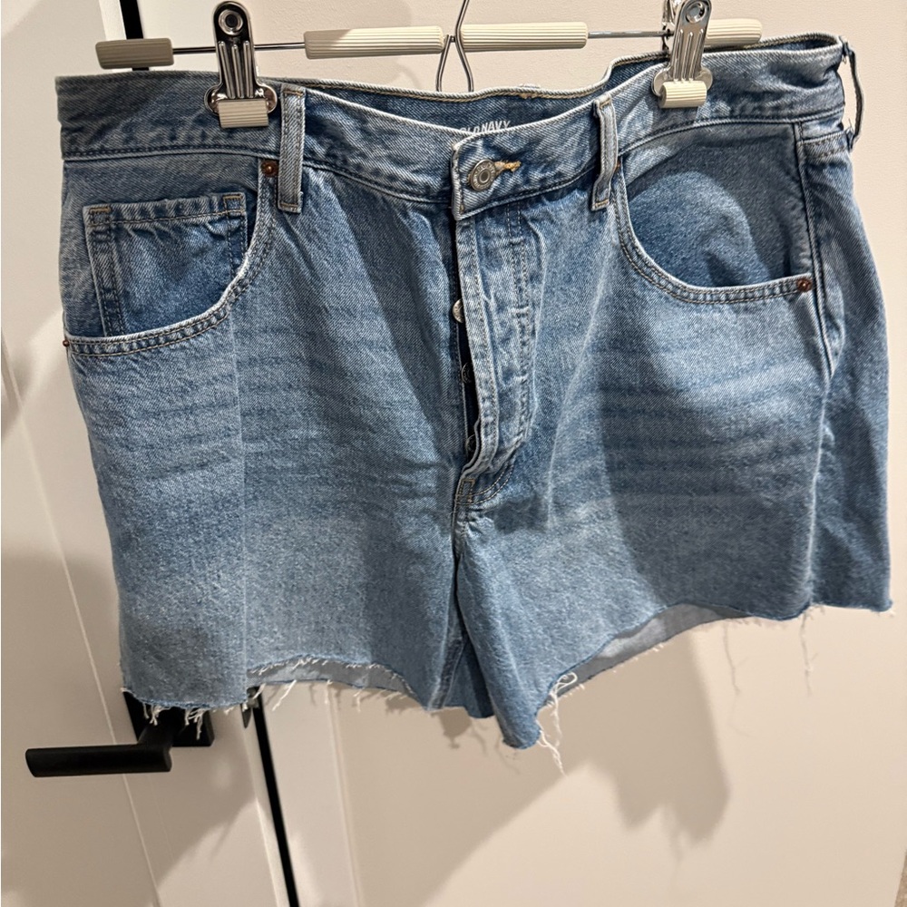 Old Navy Light Blue Denim Cutoff Shorts